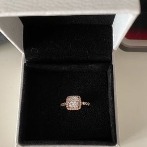 Rose Gold Pandora Ring Size 4.5
